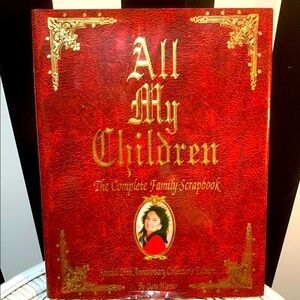 All My Children Complete Family Scrapbook 25th Anniversary Hardcover  VTG Book